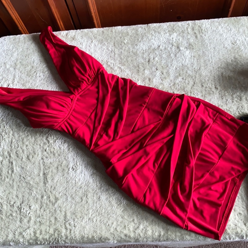 Red dress